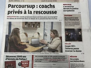 Go Orientation à Poitiers à la Une de Centre Presse et de la Nouvelle Republique